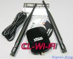 Hack Free Wi-Fi  รุ่นใหม่  Signal King  เพิ่มสัญญาณให้แรง พร้อม 2 เสา Booter สินค้าตกรุ่นแล้ว